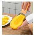 thumbnail image 3 of Mango Slicer Cutting Tool, Watermelon Cutter Tool, Mango Splitter Dragon Fruit Prep Tool, Mango Pitter and Peeler with Non-Slip Handle Kitchen Tools for papaya, avocado, Kiwi, 3 of 10