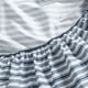 thumbnail image 4 of Juego de sábanas Nautica Coleridge Stripe Blue 100% algodón percal, 4 of 9