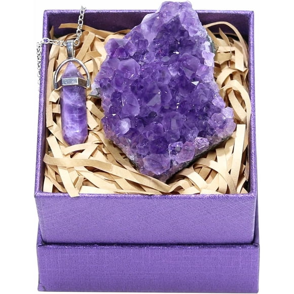 Namzi Amethyst Crystals, Amethyst Clusters, Amythestyst Crystals, Purple Crystal, Amathesis Crystal, Raw Amethyst Stone, Natural Amethyst Geode, About 0.2 Lb