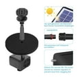 thumbnail image 4 of 3/5W Solar Water Pump With 6 Nozzles Fountain Pump Hydroponics Submersible Pump Decorative Props For Bird Bath Pond Garden Decor ,Multi-Install Methods, 4 of 7