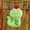 Green, variant on 2025 Year Of The Doll 3D Chinese Plushies Stuffed Animal for Spring Festival Celebration Soft Toy Green 12 cm