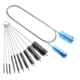 thumbnail image 1 of Juego de 11 Cepillos de Drenaje Flexibles para Limpiar Pajitas, Cepillo de Manguera de Doble Punta de Acero Inoxidable, Cepillo de Limpieza de Pajitas, 1 of 5
