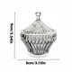 thumbnail image 4 of Jarrón Cristal Decorativo con Tapa Hermética para Especias y, 4 of 4