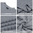 thumbnail image 5 of GENTS BLISS Long Sleeve Mens Shirts Casual Pullover Shirts for Men Lightweight Invisible Stripes Men Tshirts, 5 of 8