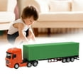 thumbnail image 1 of Container Truck Toy, Alloy ABS 1:50 Scale Container Truck Stimulation Detachable Long Hauler Tractor Trailer Toy For Indoor, 1 of 8