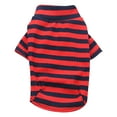 thumbnail image 7 of Barhoo Pet Clothes Dog Cat Winter Stripe Vest Shirt Bottoming Shirt Acrylic Absorbent Breathable Comfortable Fit Fashion Design Cute Print Small Medium Dogs Cats Everyday Wear Holiday Outfit, 7 of 7