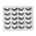thumbnail image 2 of Pestañas postizas Nikou realistas suaves esponjosas 3D largas 10 pares, 2 of 12