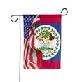 thumbnail image 3 of American Flag Waving Show Belize Flag Belizean American Friendship Proud Root House Flag, Double-Sided Decorative Outdoor Flag, Patriotic Polyester Yard Flag 29.5 x 39.5 in, 3 of 5