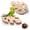 1PC, variant on Bird Cage Perch Platform Stand Flat Natural Wood Perches for Parrot & Cockatiel Toys Bird Cage Accessories for Resting & Nail Trimming Perch.