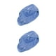 thumbnail image 4 of Naiovety Toalla de secado de pelo de terciopelo Coral, agradable a la piel, transpirable, absorbente, turbante, botón, sombrero de secado de pelo, gorros azul 2piezas Naiovety CBP051197, 4 of 6
