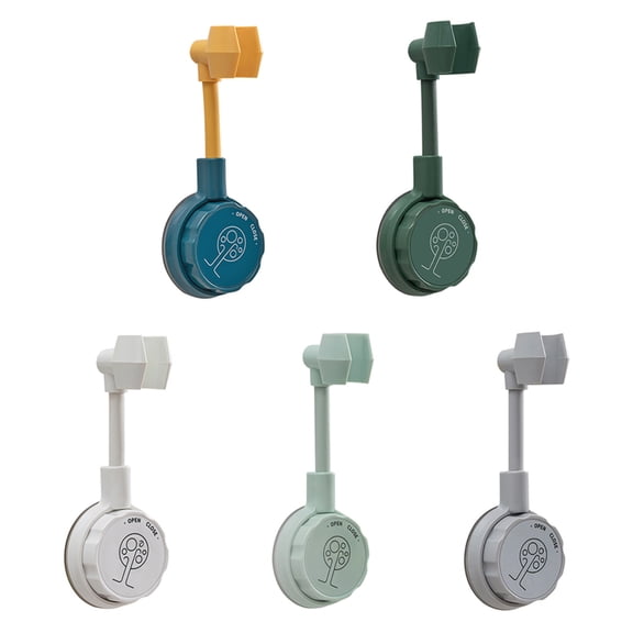tooloflife Plastic 360° Shower Head Holder Adjustable Shower Bracket Handheld Wall Suction for Home Bathroom Toilet 5 Colors