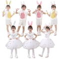 thumbnail image 2 of Bonito disfraz de conejito para niños, mono de animales de carnaval, conjuntos de ropa de conejo Unisex, tutú de Pascua para niñas, vestidos de 160cm Gao Jinjia LED, 2 of 2