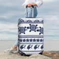 thumbnail image 6 of Picia Sea Underwater Turtles Luggage Protector Cover Thicken Suitcase Protector Cover Fit 18-32 Inch Luggage-X-Large, 6 of 9