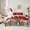 Red Green, variant on jejeloiu Cartoon Christmas Tree Twin Bedding Sets 7-Piece,Pinkue Geometric Grid Bedding Comforter Set,Xmas Theme Sheet Sets,Microfiber Room Decor Reversible