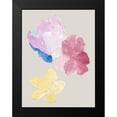 thumbnail image 2 of Cartissi 12x14 Black Modern Framed Museum Art Print Titled - Floral Block IÂ&nbsp;, 2 of 5