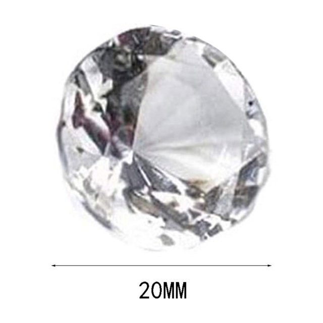 Less Than 5 Hangs 50 Decorative Gemstones Diamonds Clear Clear Crystal Table Decorative Giveaways Wedding Christening