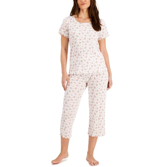 Womens Cotton Capri Pajama Sets