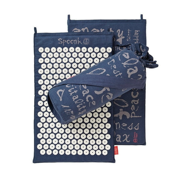 Spoonk Midnight Blue Hemp Acupressure Mat