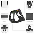 thumbnail image 6 of Picia Mardi Gras Carnival4 No-Pull Dog Harness Reflective Front Clip Vest with Handle,Step-in Air Dog Harness,Adjustable 2 Metal Rings 4 Buckles,Easy to Put on & Take Off Small, 6 of 9