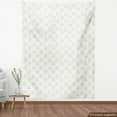 thumbnail image 3 of Ambesonne Gingko Fabric by the Yard Upholstery, Maidenhair Green Tree Leaves, 5 Yards, Pale Green and White, 3 of 4