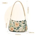 thumbnail image 3 of FORMRS Womens Shoulder Bag with Chain Strap Clutch Purse Cute Tote Handbag, Floral Design, 3 of 7
