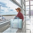 thumbnail image 3 of Yarino Foldable Duffel Bags, Tote, Gym, Sports Shoulder, Large Luggage, Weekend Overnight, For Women & Men,Blue, 3 of 9