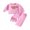 Pink, variant on Miaouyo Toddler Baby Girl Sweat Outfit Embroidered Long Sleeve Tops Wide Leg Pants