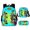 4, variant on XNB Plants vs Zombies Book Bag 3 in 1 Lightweight Daily SchoolBags for Unisex, Large Capacity Backpack Set