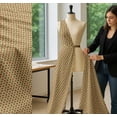 thumbnail image 5 of Soimoi Beige Cotton Poplin Fabric Dot & Coconut Fruits Print Sewing Fabric Yard 56 Inch Wide, 5 of 7