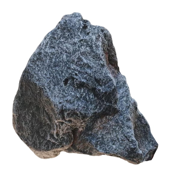 Piedra artificial de imitación de paisaje, piedra decorativa irregular, alta simulación, gris 27x18x26cm