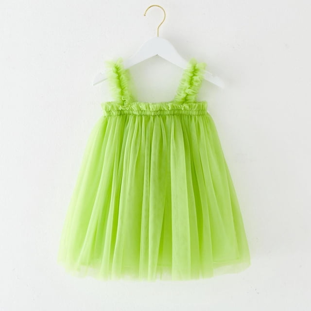 Robe de Fête Sans Manches pour Tout-Petites Filles, Tenue pour les Fêtes et les Événements de Danse
