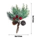 thumbnail image 3 of ¡Rebajas de Liquidación!, Juego de anillos para servilletas de Navidad con ramas artificiales y frutos rojos para decoración de mesas festivas y cenas Akmoler, 3 of 6