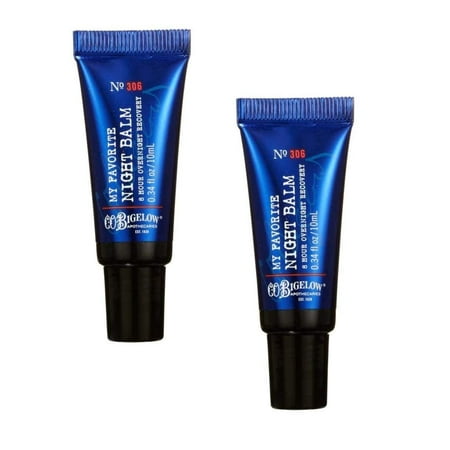 C.O. Bigelow 2 Pack My Favorite Night Balm Lip Treatment. 0.34