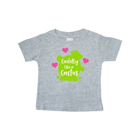 

Inktastic Cuddly Like A Cactus Hearts - Green Pink Gift Baby Boy or Baby Girl T-Shirt