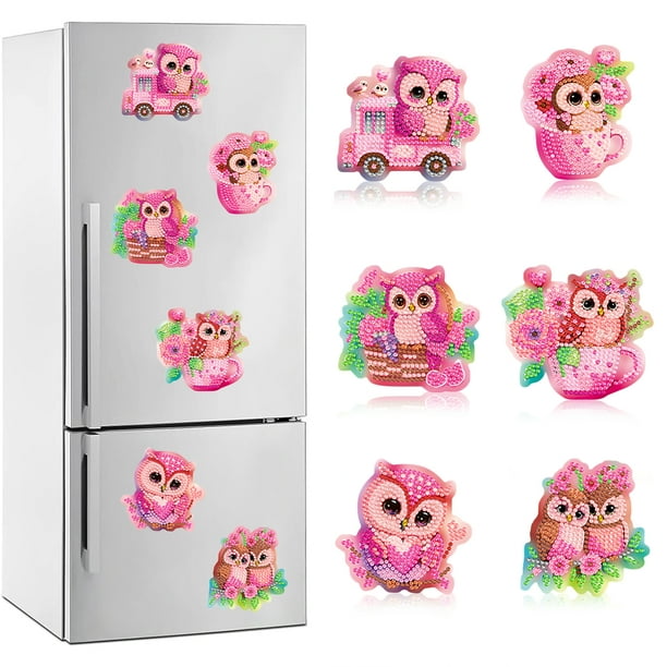Calcomanías de imán de nevera DIY Animal 6 uds imanes de nevera regalo hecho a mano para niños