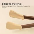 thumbnail image 3 of Kitchen food Grade Silicone barbecue Clip - resistant to high temperature and scalding-brown, 3 of 6