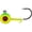 PARAKEET, variant on Northland Tungsten Panfish 1/16oz Round Ball Jighead #6 Super-Glo Pinky