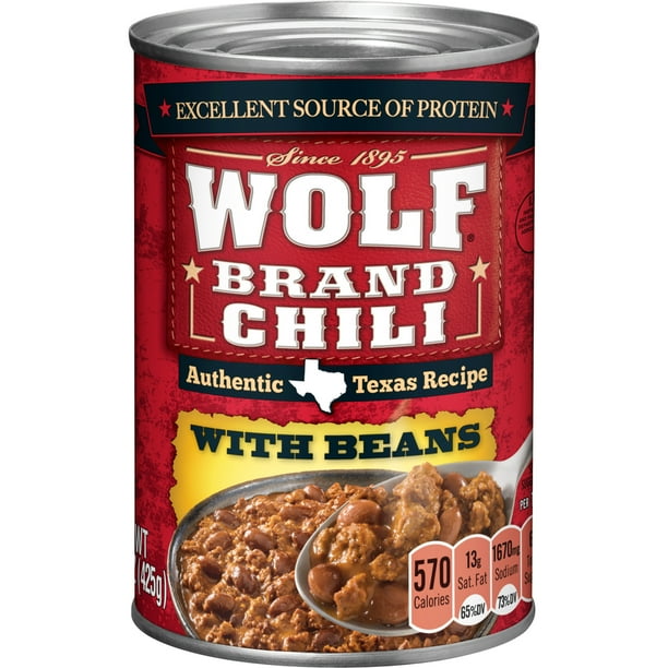 Wolf Brand Chili With Beans 15 Oz Walmart Com Walmart Com