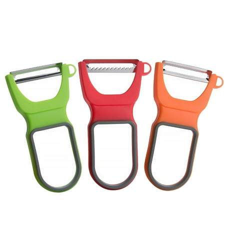 

ABIDE Homegoo 3Pcs Fruit Vegetable Potato Carrot Stainless Slicer Scraper