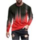 thumbnail image 2 of Blusas y camisas de manga larga con cuello redondo para hombre, blusa informal de manga larga con cuello redondo y estampado., 2 of 5