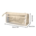 thumbnail image 2 of TUOBARR Transparent rge Capacity Visible Pencil Case, Student Stationery Bag, 2 of 2