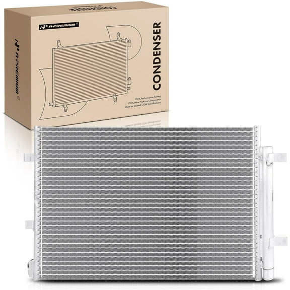 A-Premium Air Conditioning A/C Condenser Compatible with Audi A6 A7 Quattro 2012-2018, S6 S7 2013-2018, 2.0L 3.0L 4.0L, Replace# 3988, 4G0260403A