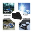 thumbnail image 5 of Funda para motocicleta resistente a la intemperie, protector universal para todas las estaciones con costuras reforzadas a prueba de agua, fácil almacenamiento para uso en exteriores e interiores, XXL, 5 of 5