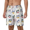 thumbnail image 2 of Balery Cute Dog Mens Swim Trunks Swim Shorts for Men Quick Dry Inseam Beach Shorts with Compression Liner Pocket-X-Large, 2 of 9