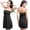 Black, variant on Ticikt Bandeau Swimsuits for Women Strapless Swimwear Bathing Suits Slim Fit Solid Color Tankini Skirt,Color:Black,Size:One Size