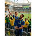 thumbnail image 4 of J4K Inc. Brasil Soccer Fan Jersey, Brazil Shirt 100% Polyester, YS-XXL, 1-Pack, 4 of 7