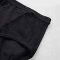 thumbnail image 4 of YWDJ Period Underwear for Women Briefs Cotton Lightweight No Show Solid Color Sexy Mesh Leak Proof Physiological Menstrual Underwear Black M, 4 of 6