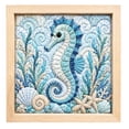 thumbnail image 2 of Premium No-Sew Kinusaiga Fabric Art Kit for Adults, Ocean Themes DIY Cut Cloth Handcraft Kit, Relaxing Art Project for Creative Gift, 2 of 6