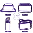 thumbnail image 4 of Gynky Clear Crossbody Bag for Stadium Events, Transparent Purse Bag for Concerts Sports, 4 of 8