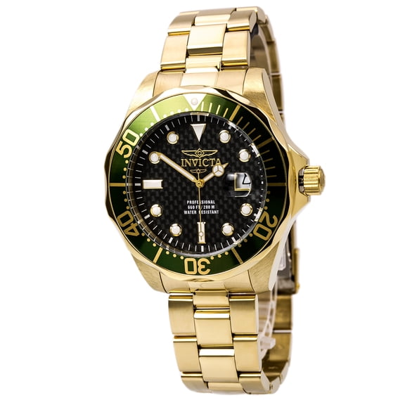 Invicta Pro Diver Men's Quartz Gold Stainless Steel Watch 14358